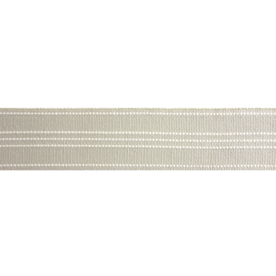 Hamptons Braid Trim 40mm - White/Taupe