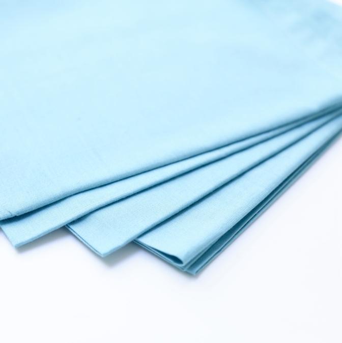 supercot aqua napkins set of 6