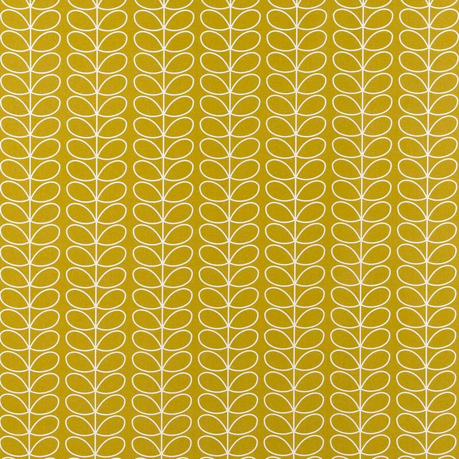 Orla Kiely Linear Stem Cotton Fabric Curtain Light Weight Upholstery  Dandelion No Chintz