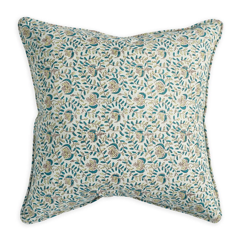 Walter G Ubud Wasabi Linen Cushion 50cm No Chintz Textiles