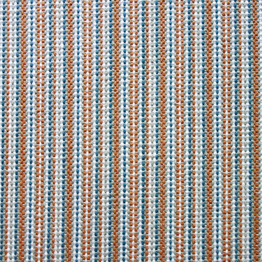 Ginger Multi Stripe Woven 100% Cotton Fabric | Blinds, Curtains