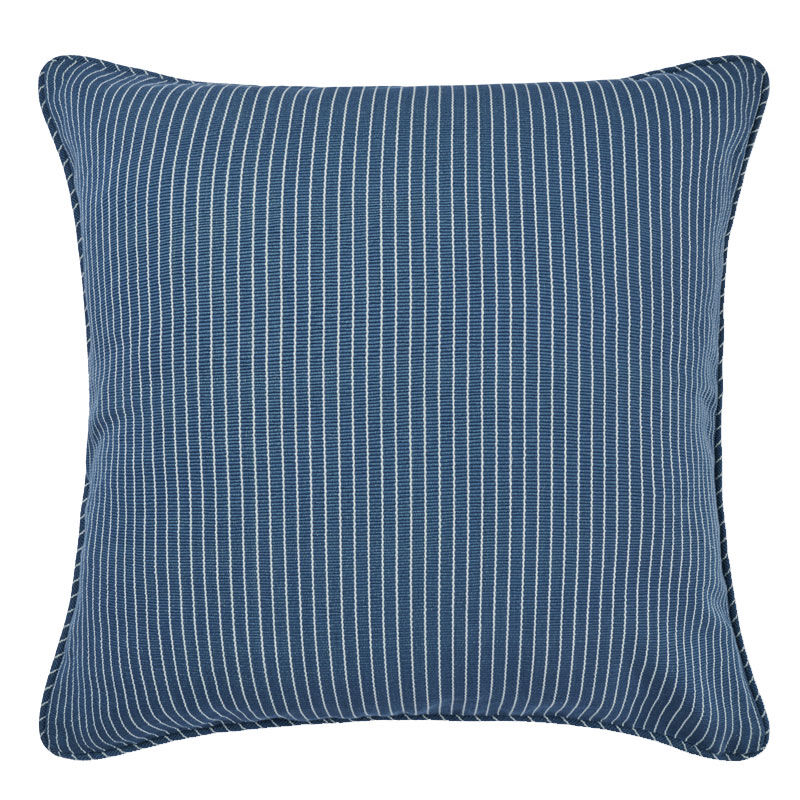 Nautilus Stripe Navy Blue Cushion Cover - Various Sizes | No