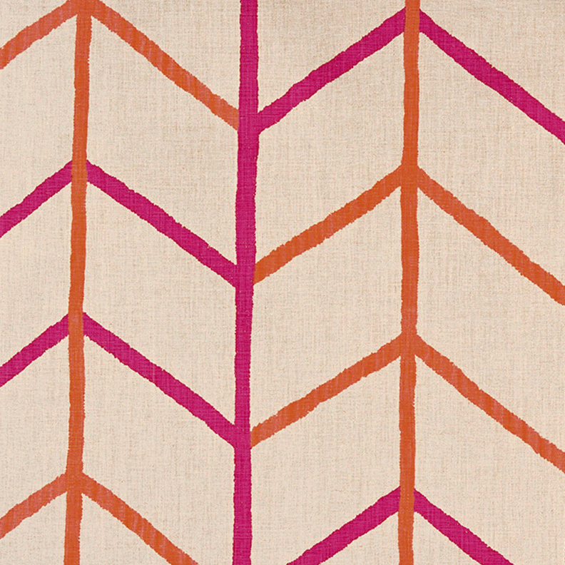 Kit Kemp Fabric One Way Hot Pink