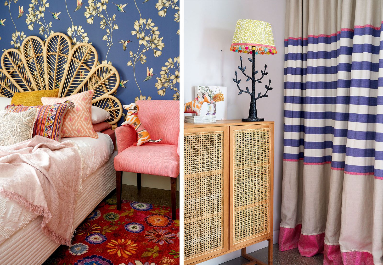 Boho Bedroom - Hunters Hill House - No Chintz Australia