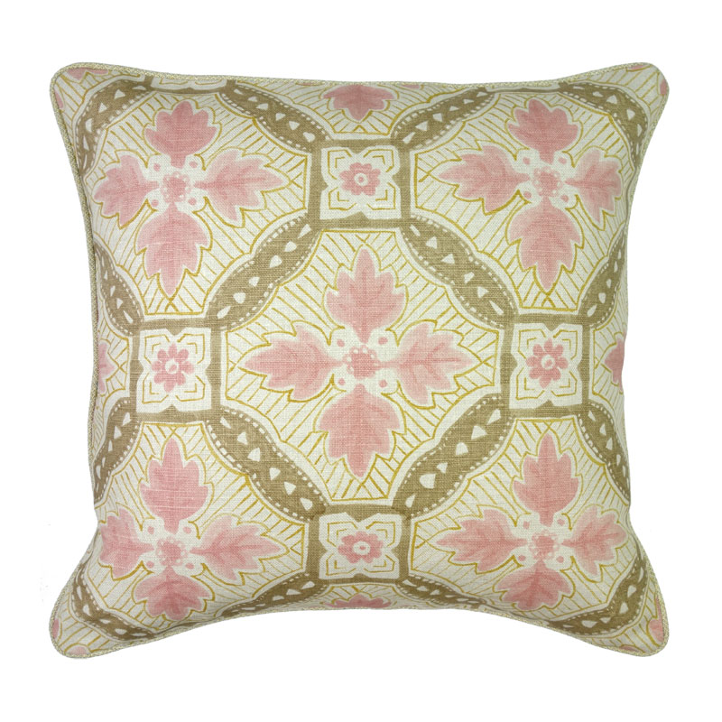 No Chintz x Anna Spiro Camona Pink Cushion