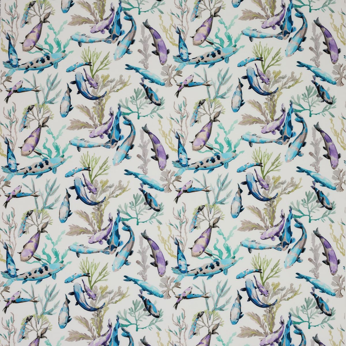 Manuel Canovas Salina Turquoise Fabric