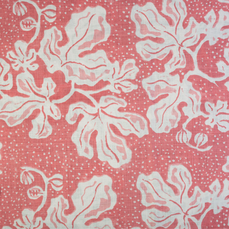 Anna Spiro Elsternwick Fig Linen Fabric - Dusty Rose