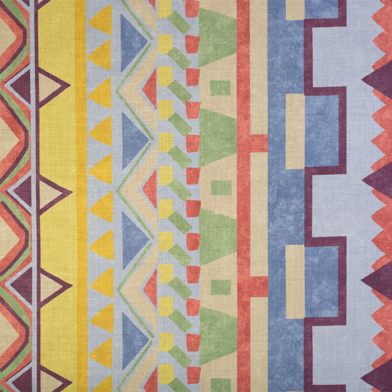 Anna Spiro Glowing Grove Linen Fabric - Fiesta