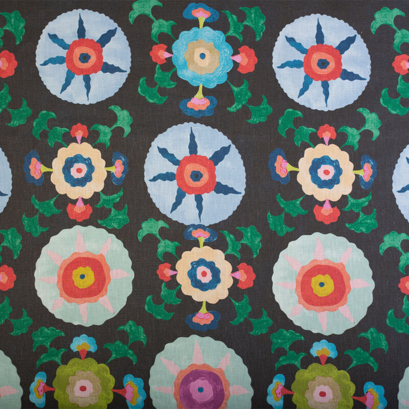 Anna Spiro Izmir Linen Fabric - Midnight