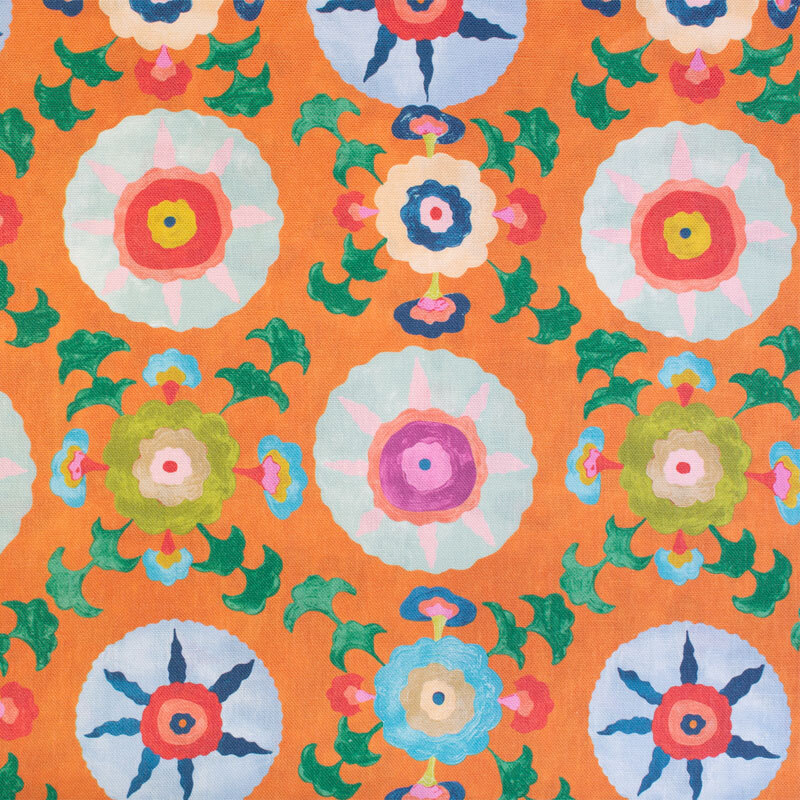 Anna Spiro Izmir Linen Fabric - Orange