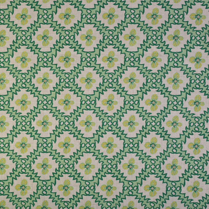 Anna Spiro Paloma Linen Fabric - Forest