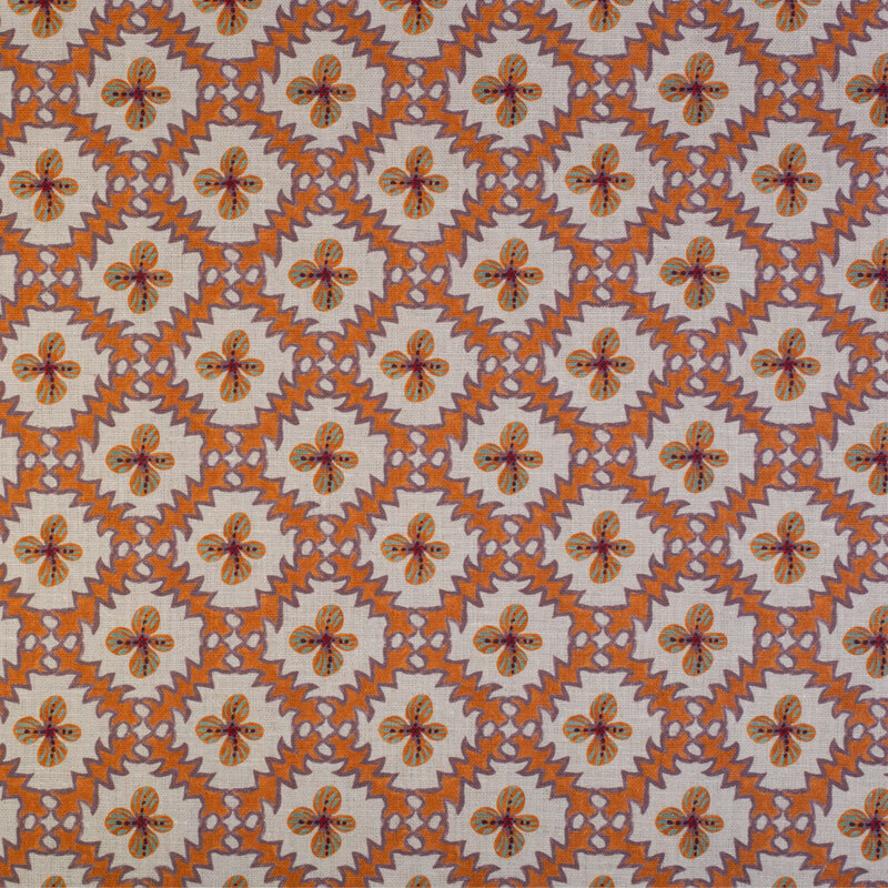 Anna Spiro Paloma Linen Fabric - Orange