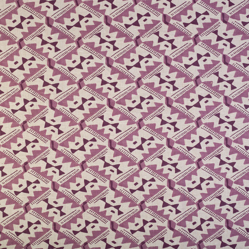Anna Spiro Safi Linen Fabric - Plum