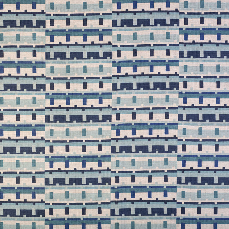 Anna Spiro Tilda Linen Fabric - Blue