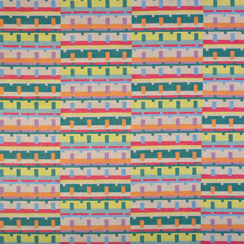Anna Spiro Tilda Linen Fabric - Fiesta