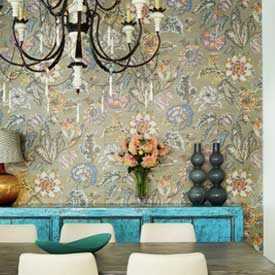 Custom Wallpaper and Wall Colours - No Chintz