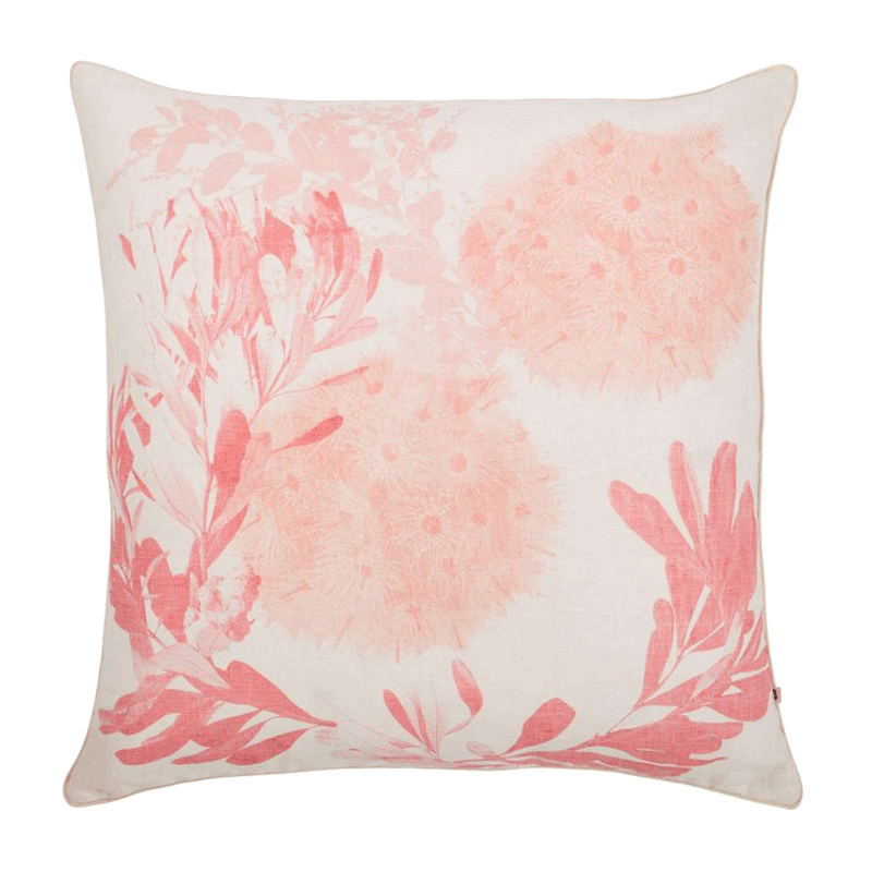 Bonnie and Neil Flowering Gum Pink Cushion