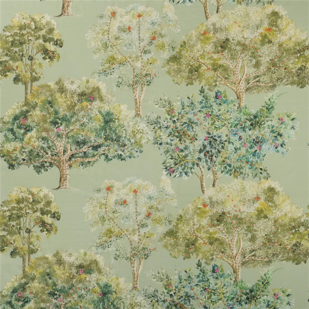 Designers Guild Bosquet Sauvage Forest Fabric Designers Guild Bosquet Sauvage Forest Fabric