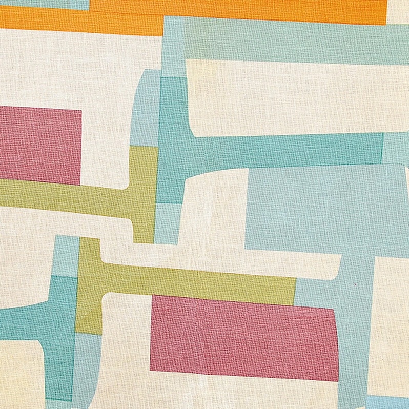 Christopher Farr Span Printed Fabric - Ecru