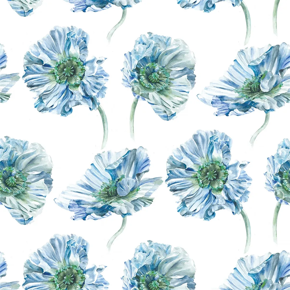 Designers Guild Coquelicot Delft Fabric Designers Guild Coquelicot Delft Fabric