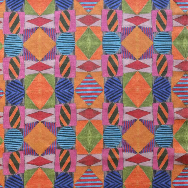 Anna Spiro Endless Happiness Linen Fabric - Blossom