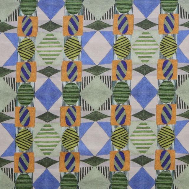 Anna Spiro Endless Happiness Linen Fabric - Fern