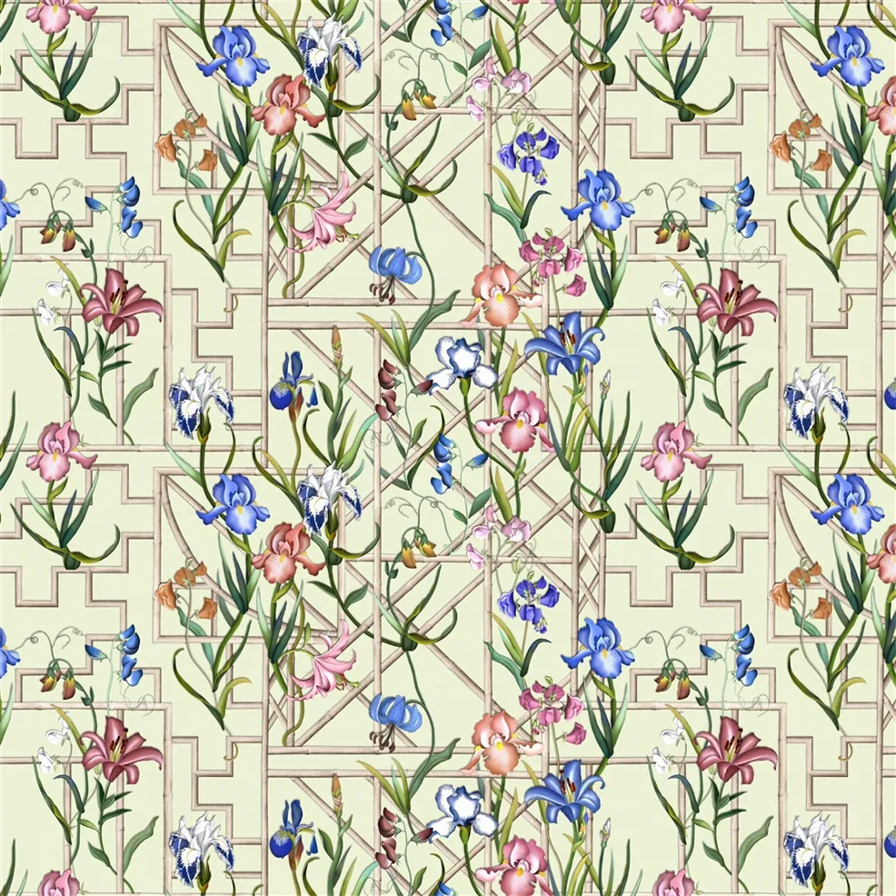 Christian Lacroix Fretwork Garden Citron Fabric