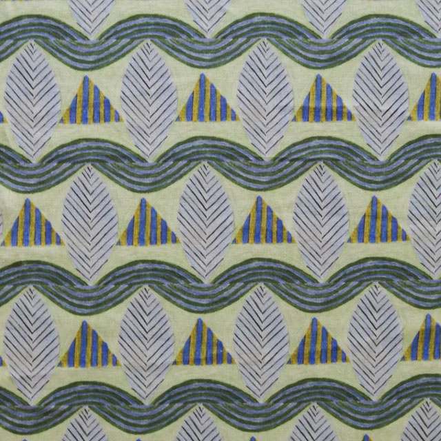Anna Spiro Gathering Linen Fabric - Pistachio
