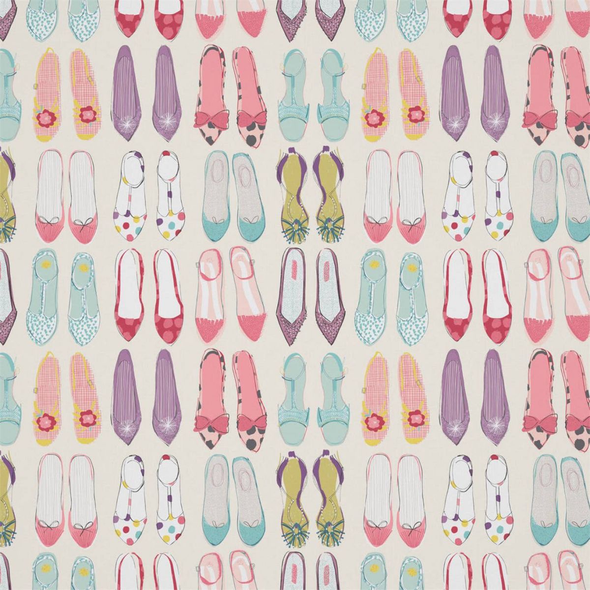 Harlequin Fabric WORLD AT YOUR FEET