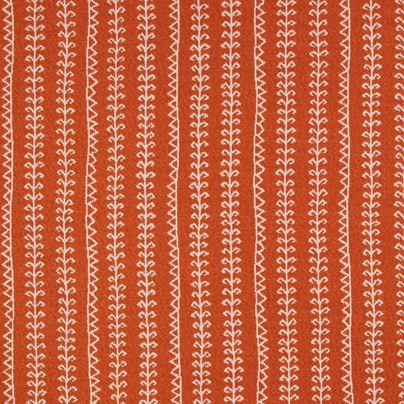 Kit Kemp Little Weed Woven Fabric - Orange Kit Kemp Little Weed Woven Fabric