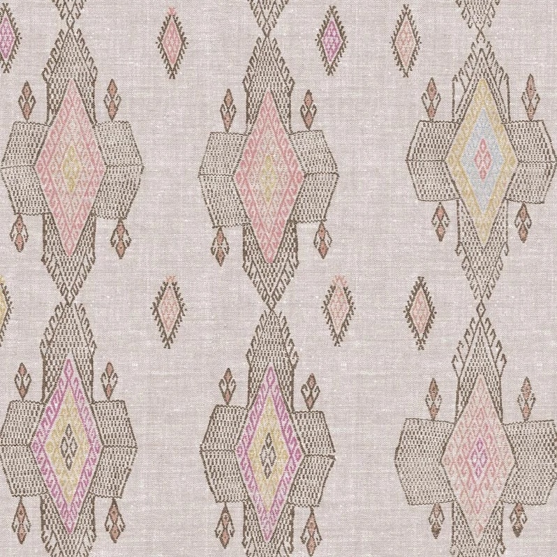 Kit Kemp Travelling Light Performance Printed Fabric - Arancio Kit Kemp Travelling Light Performance Printed Fabric