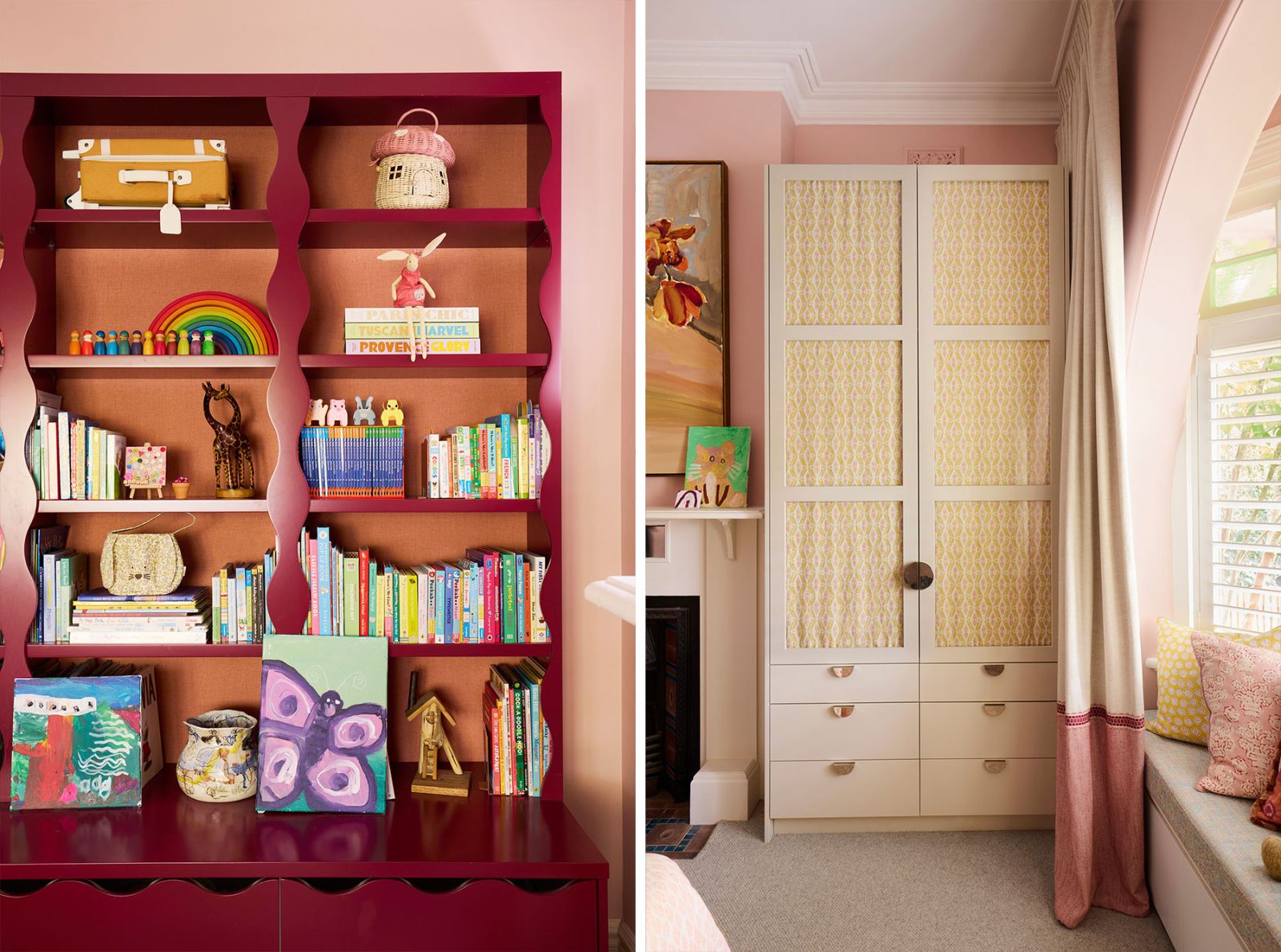 Mosman House 4 - Girls Bedroom - Custom Cabinetry - No Chintz Interior Decorating Sydney