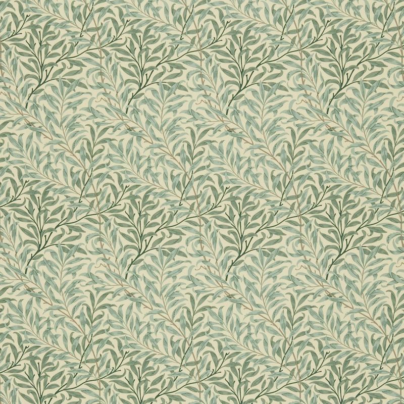 Morris & Co Willow Boughs Fabric Cream/Pale Green Morris & Co Willow Boughs Fabric Cream/Pale Green