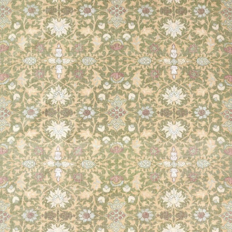 Morris & Co Wilton Warp Print Fabric - Forest Morris & Co Wilton Warp Print Fabric - Forest