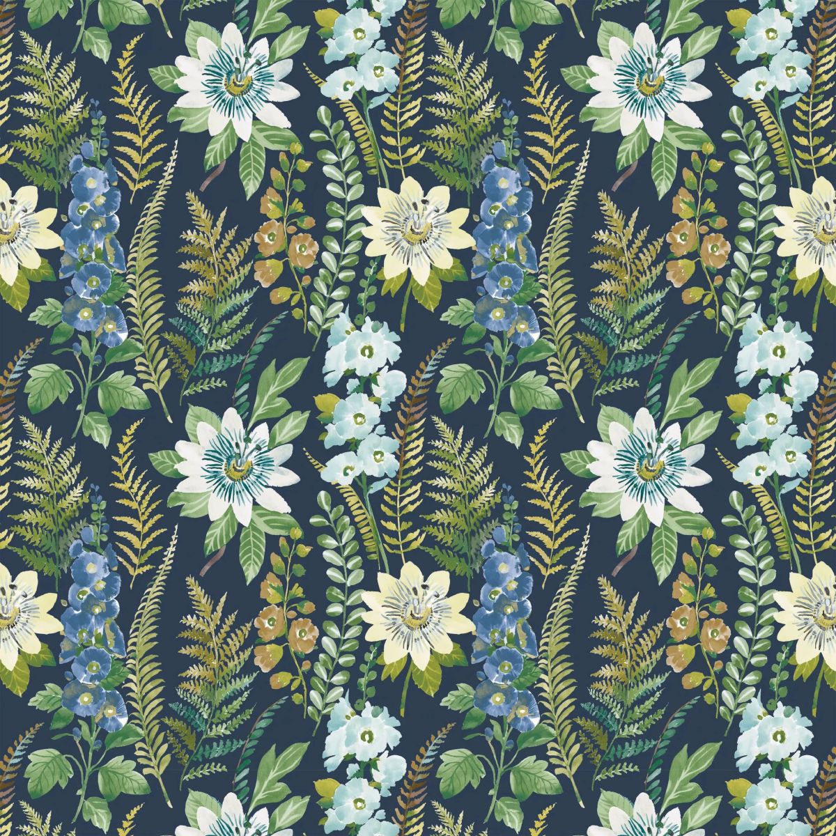 Warwick Myrtleford Navy Fabric Warwick Myrtleford Navy Fabric