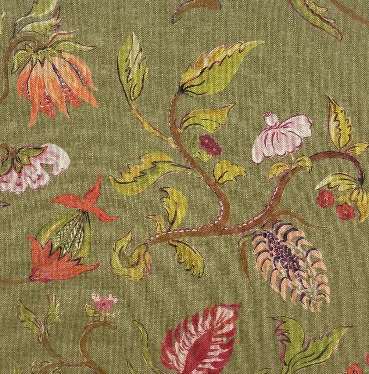Nine Muses Tree Of Life Sage Fabric Nine Muses Tree Of Life Sage Fabric