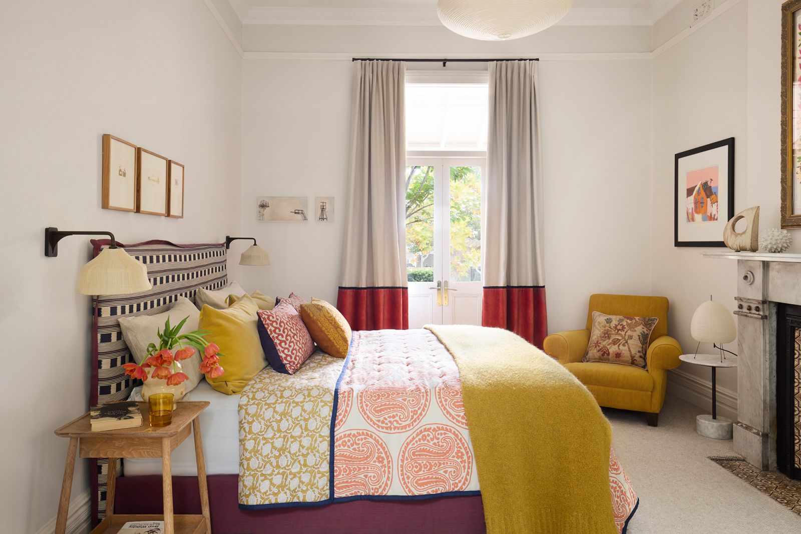 Mosman House 4 - Master Bedroom - No Chintz Interior Decorating Sydney