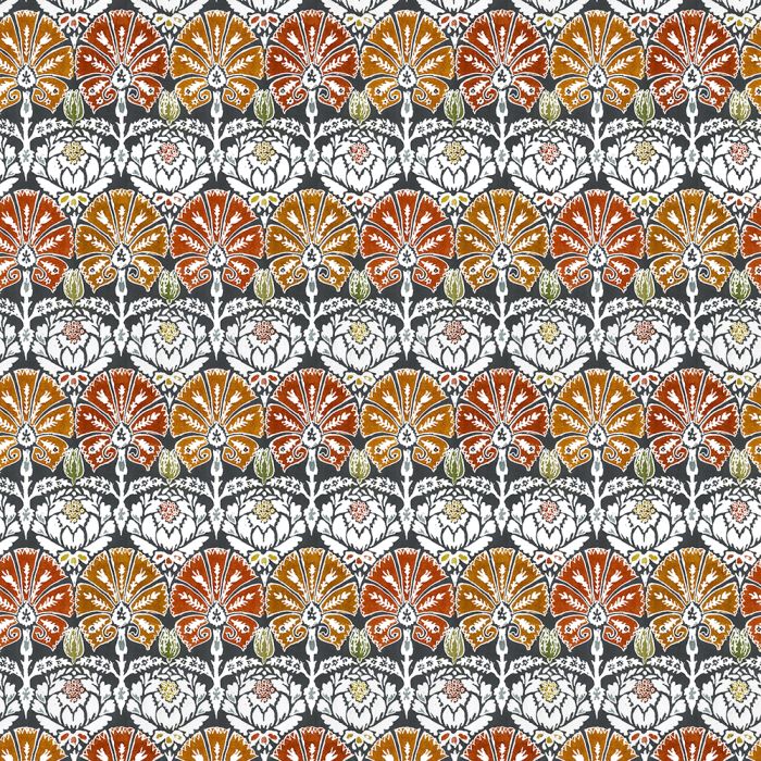 William Yeoward Ottoman Damask Spice Fabric