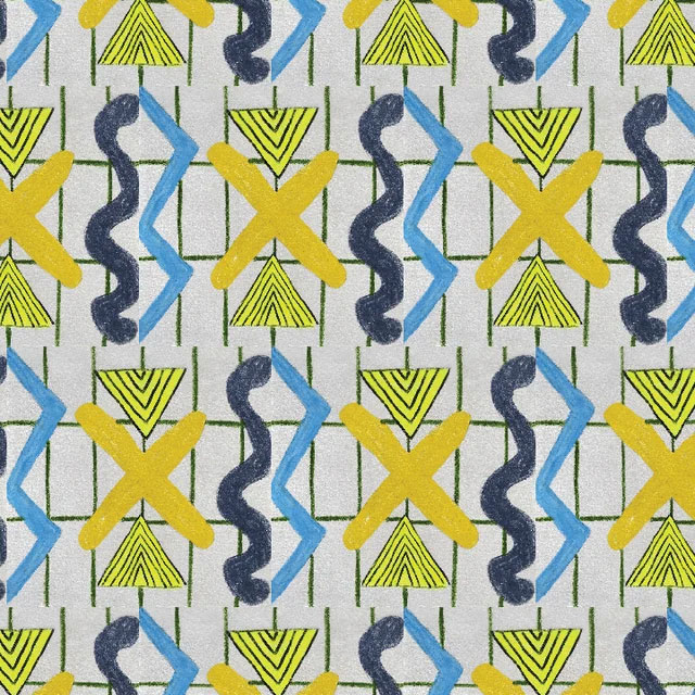 Anna Spiro Over and Under Linen Fabric - Citrus