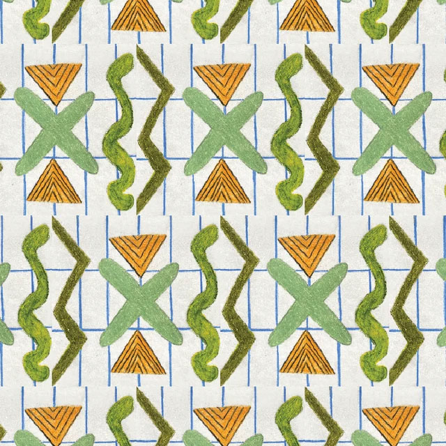 Anna Spiro Over and Under Linen Fabric - Sage