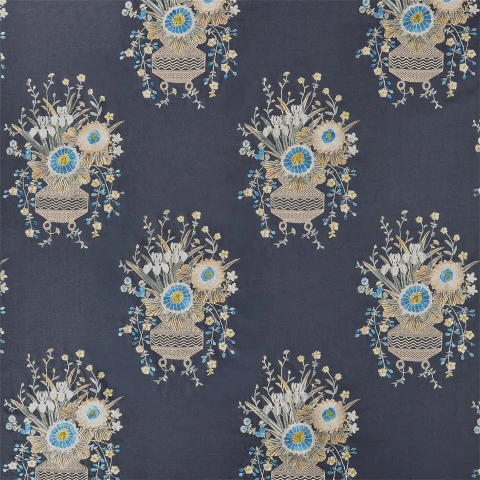 Designers Guild Palette Provençale Indigo Fabric Designers Guild Palette Provençale Indigo Fabric