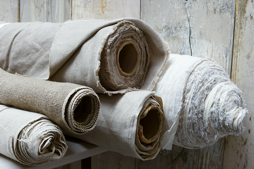 Neutral Linen and Textured Fabrics - No Chintz Textiles