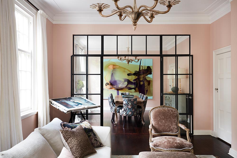 Pink Wall Sydney - No Chintz Interior Decoraring