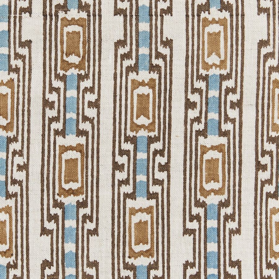 Walter G Adras Linen Fabric - Tobacco