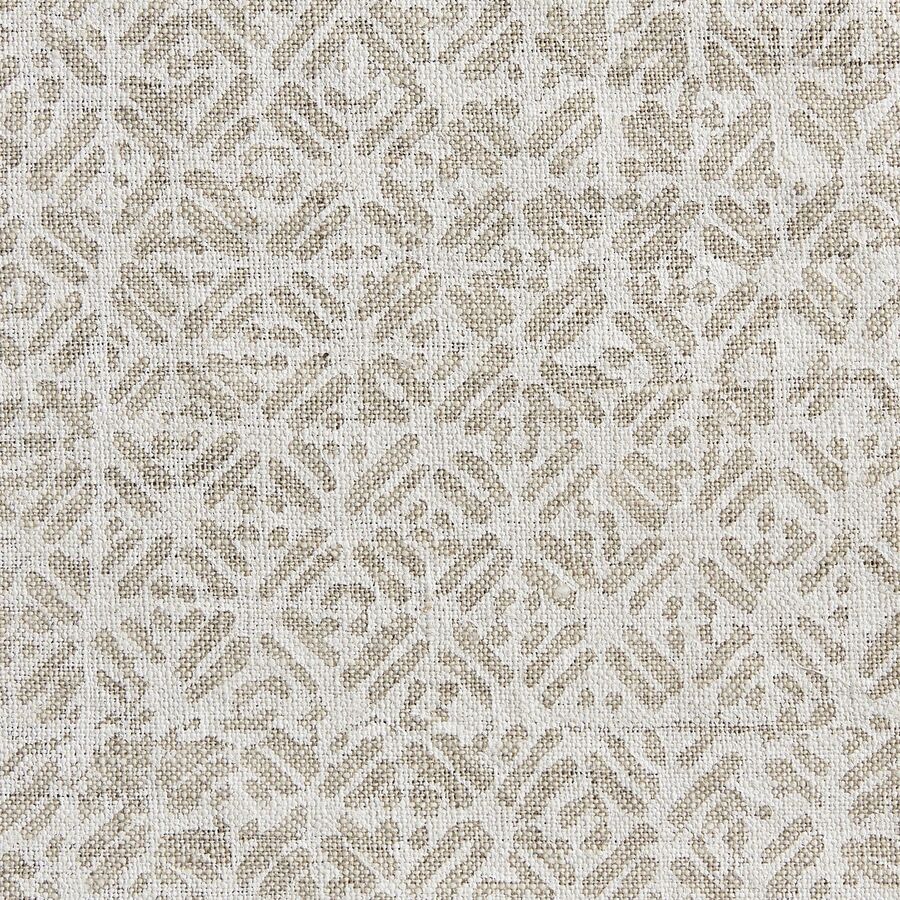 Walter G Batik Linen Fabric - Chalk