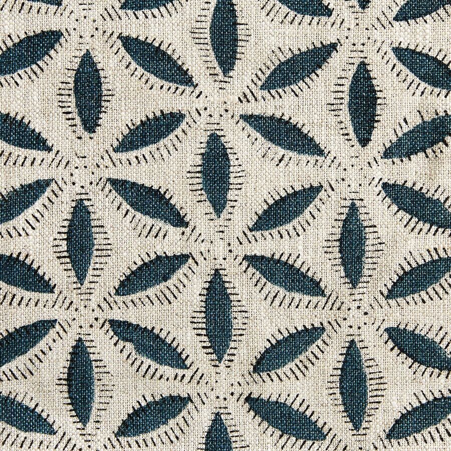 Walter G Hanami Linen Fabric - Pacific Blue