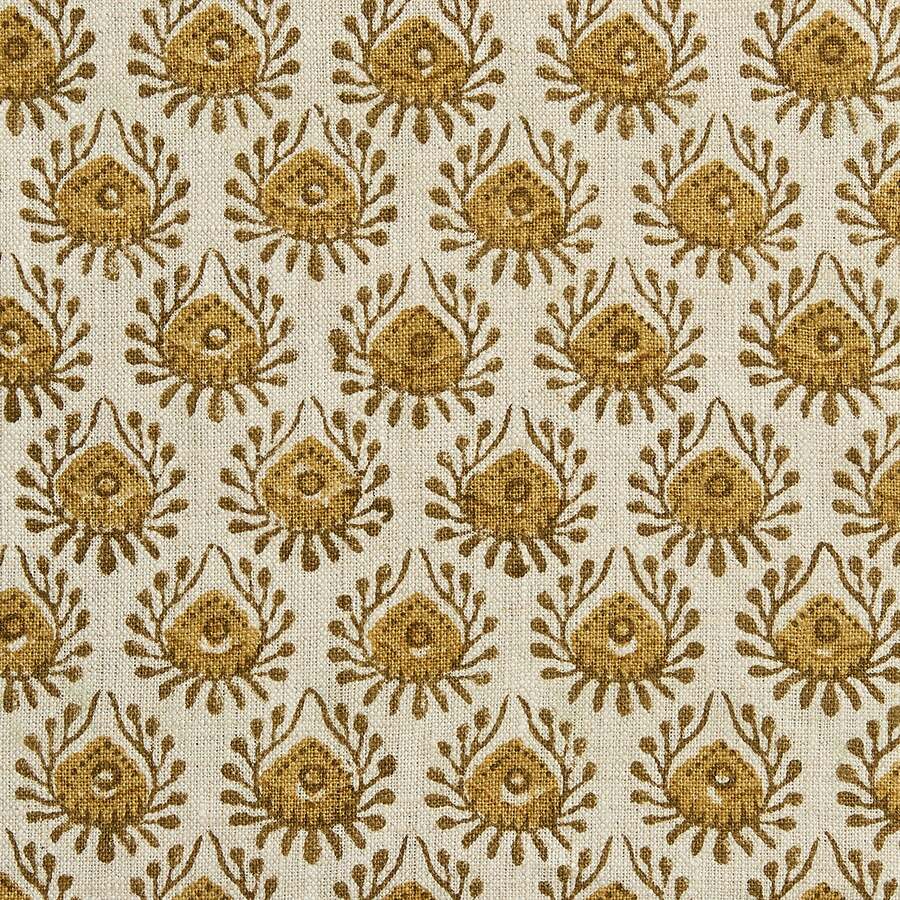 Walter G Lyon Linen Fabric - Saffron