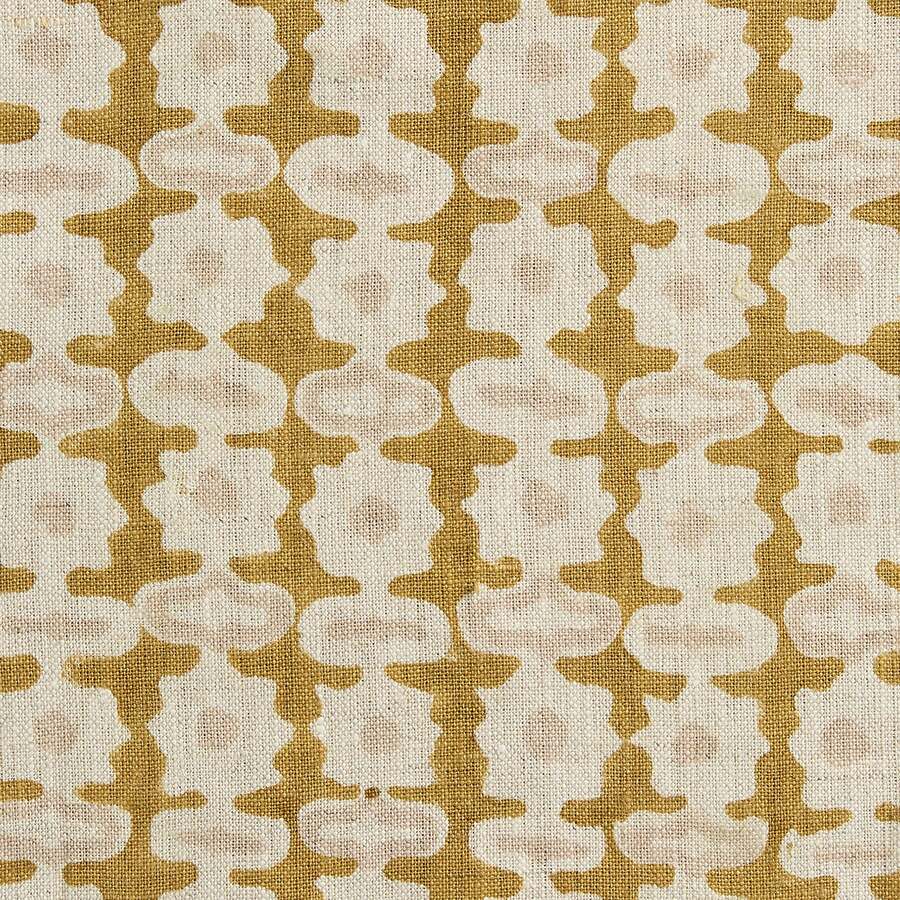 Walter G Pahari Linen Fabric - Saffron