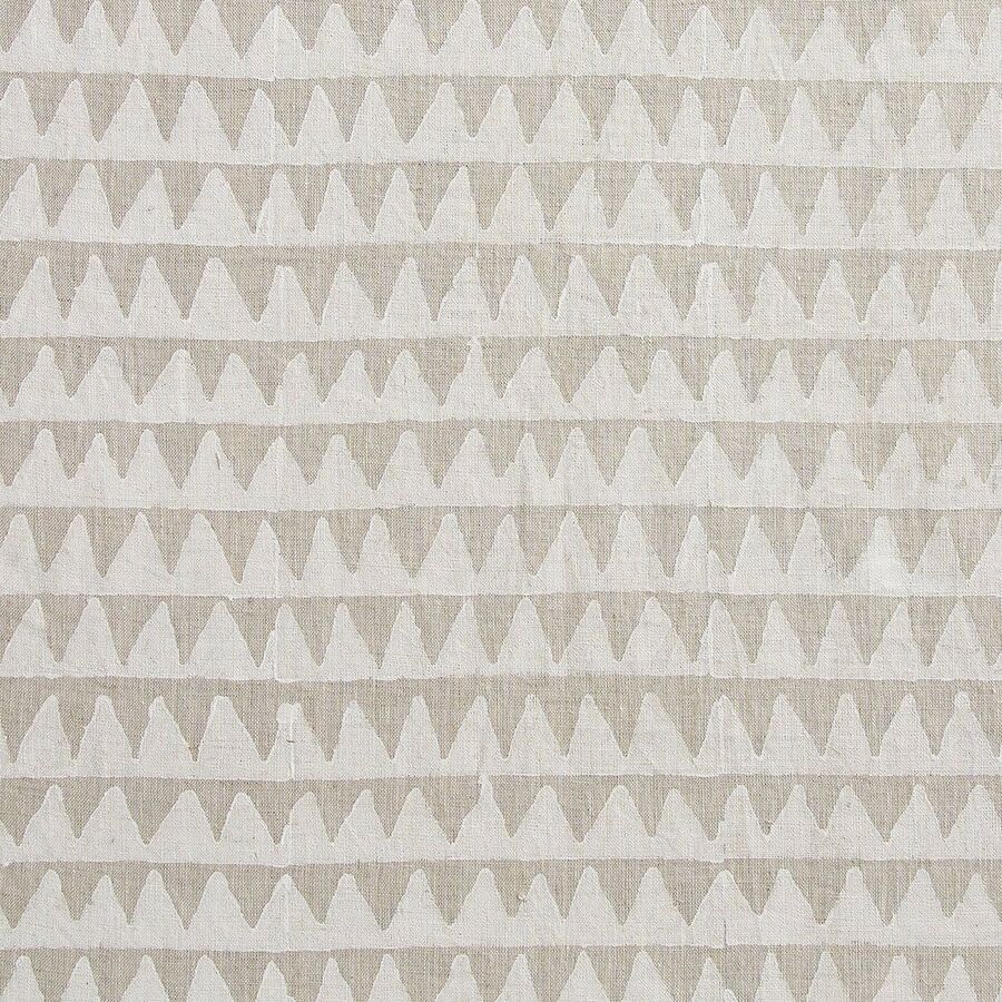 Walter G Pyramids Linen Fabric - Chalk