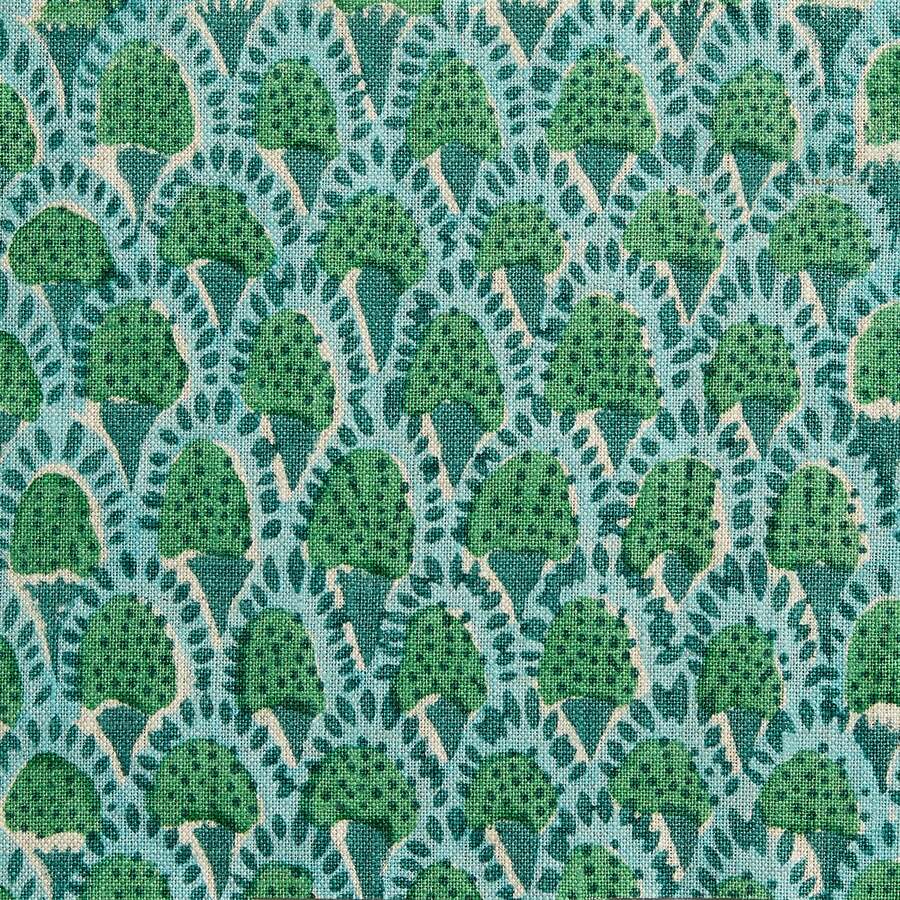 Walter G Scopello Linen Fabric - Emerald